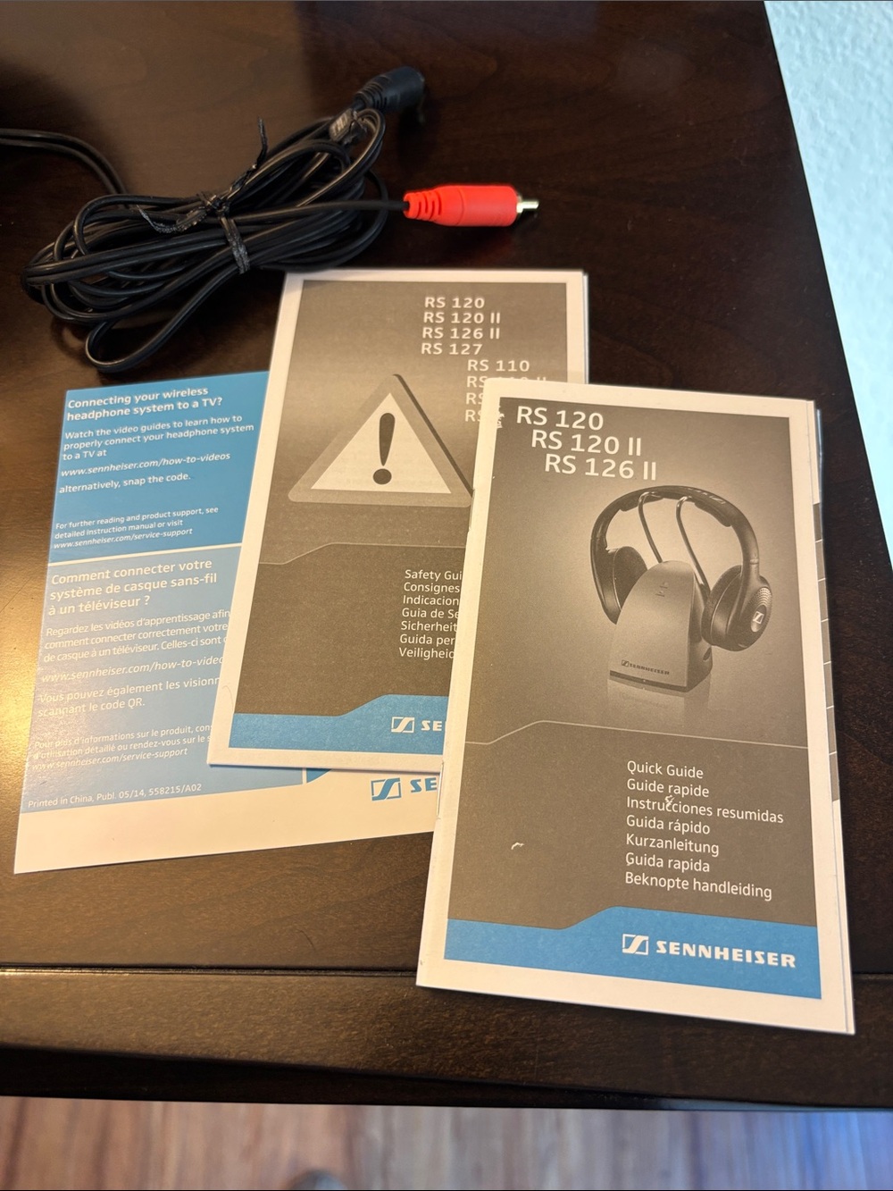 Sennheiser TV Listening RS 120 Wireless Headphones - Black and Silver - Picture 6 of 7